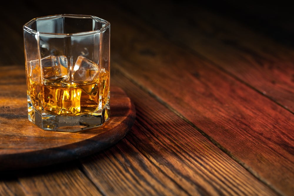 Whisky i glas